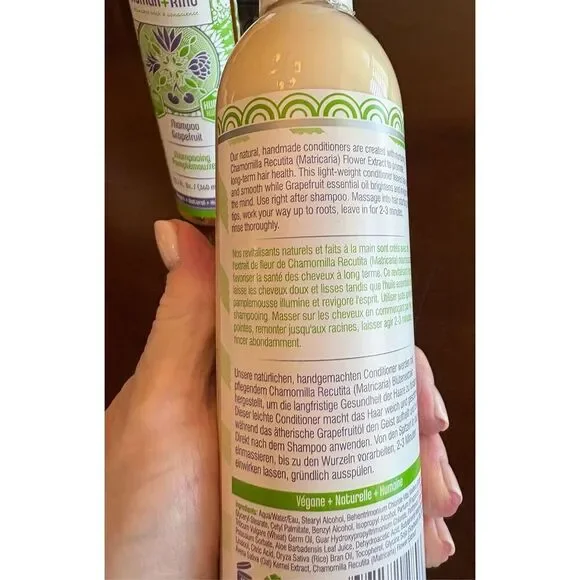 HUMAN + KIND - NWT Grapefruit Shampoo & Conditioner Duo/12.1 oz Each/Vegan - Picture 12 of 15